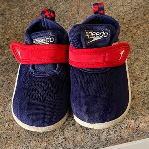 Speedo Kids' Blue and Red Water Shoes
